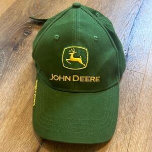 John Deere Owner's Edition Hat Logo‎ Green Yellow Adjustable Cap OS